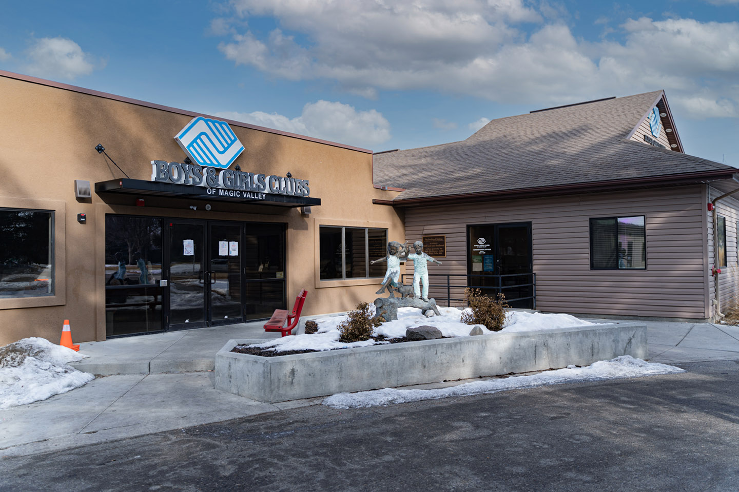 Exterior of Boys & Girls Club in Twin Falls, Idaho.